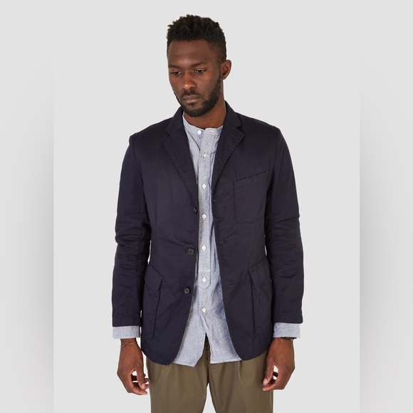 Engineered Garments Other - Engineered Garments Baker Jacket in Navy Twill, Size Medium